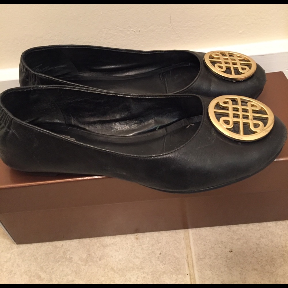 Audrey Brooke Kristin Black Ballet Flats