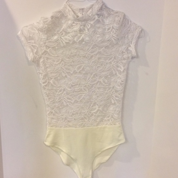 Necessary Objects Sheer Lace Bodysuit - Picture 2 of 5