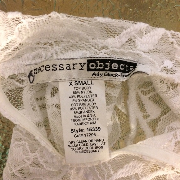 Necessary Objects Sheer Lace Bodysuit - Picture 5 of 5