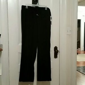 Wide leg rayon pants