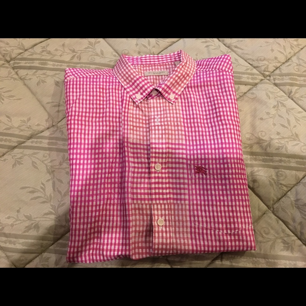 Burberry Brit shirt sleeve casual shirt size XL