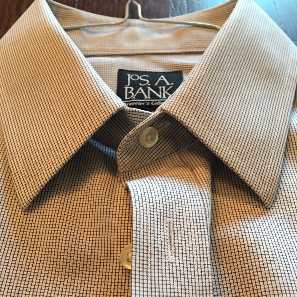 Jos A. Banks - Slim Fit Micro Grid - 15 1/2 35