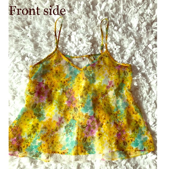 Colorful Love Squared Camisole with back lace - Picture 2 of 6