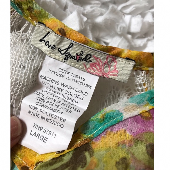 Colorful Love Squared Camisole with back lace - Picture 5 of 6