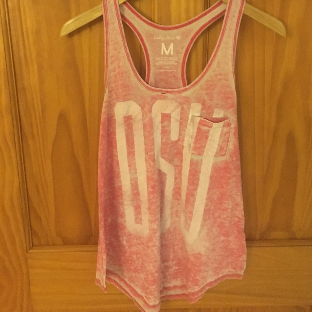 Faded pink tank top