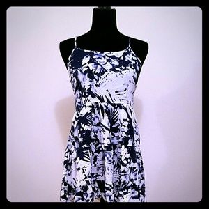 Summer beach mini dress open back