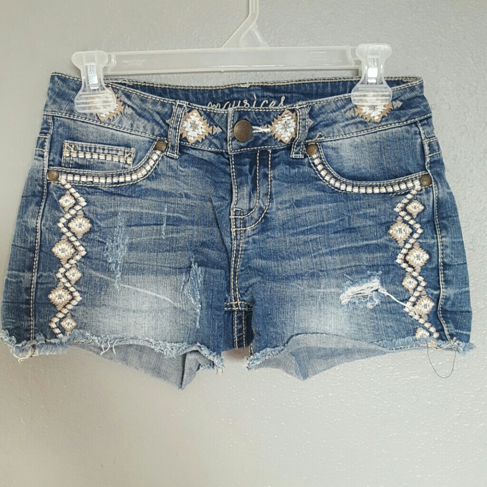 Denim Short Shorts