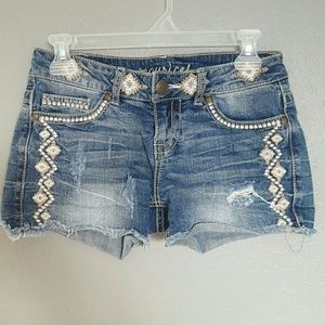 Denim Short Shorts