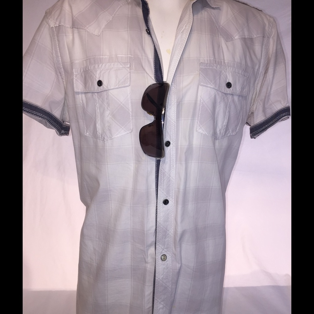 Buffalo by David Britton Short Sleeve 2 tone Gray