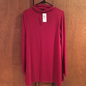 Burgundy mini dress