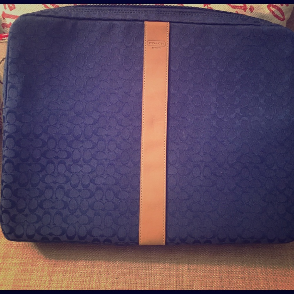 Coach laptop case