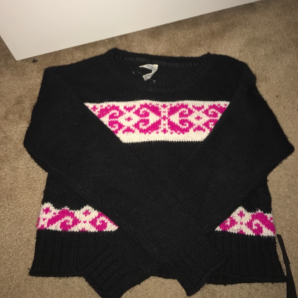 Oversized Pattern Sweater