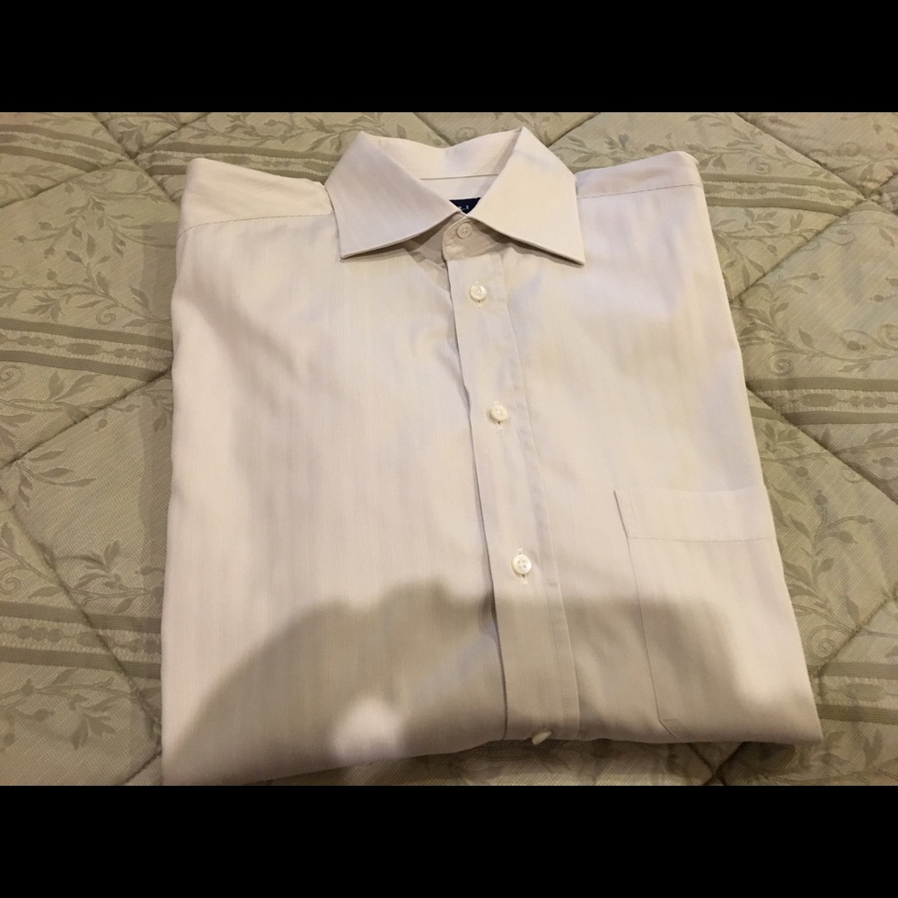 Canali men's beige color dress shirt