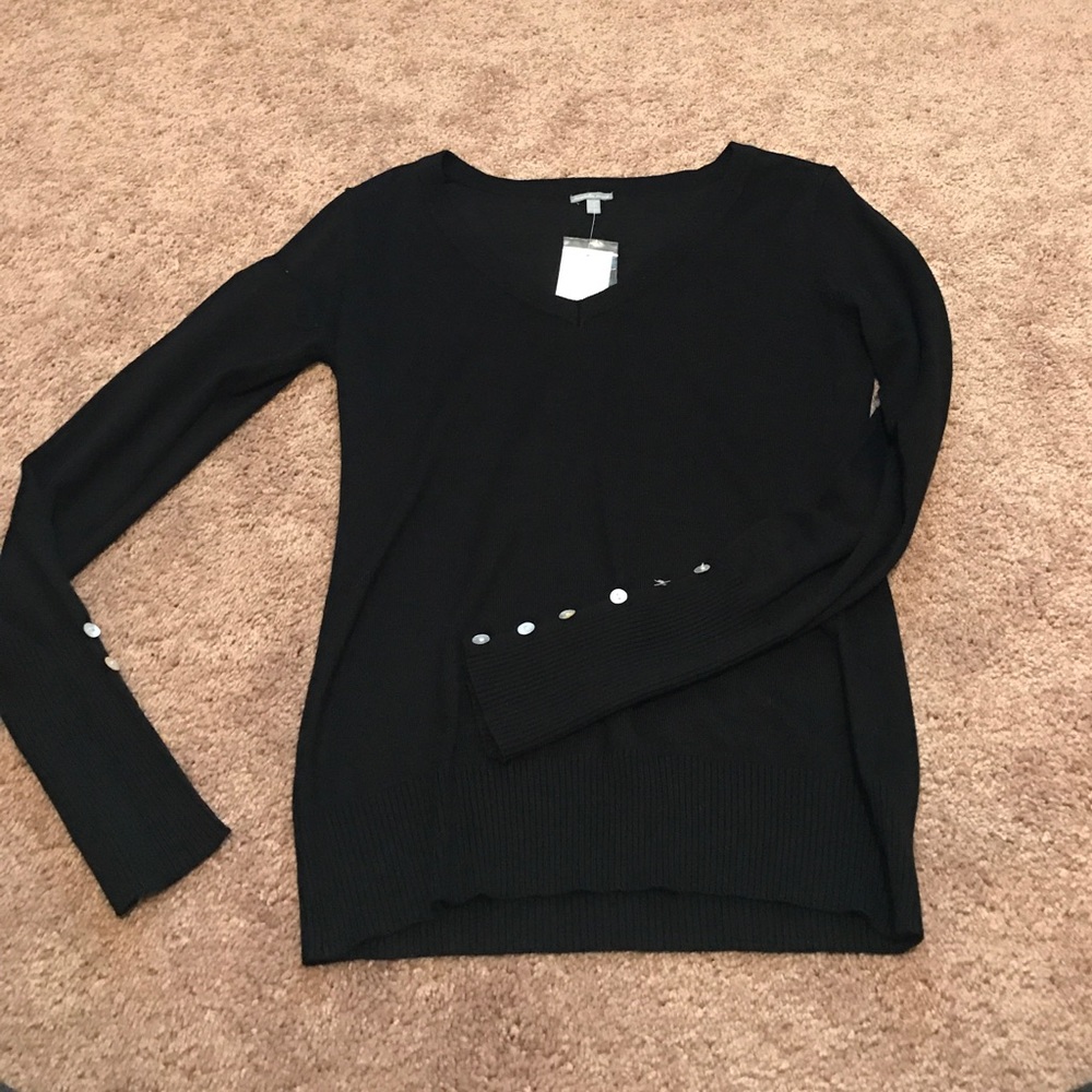 Women's black sweater
