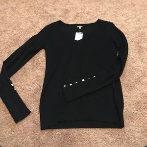 Women's black sweater