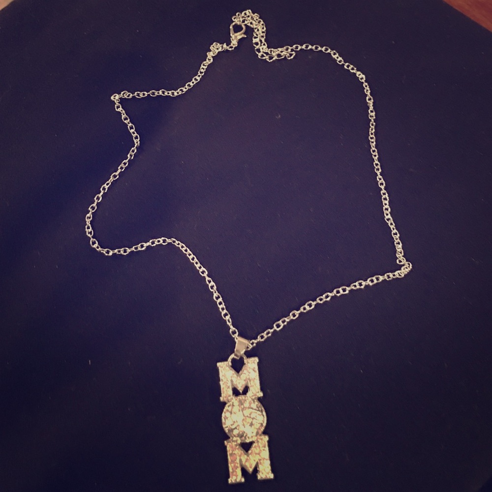 Volleyball mom necklace