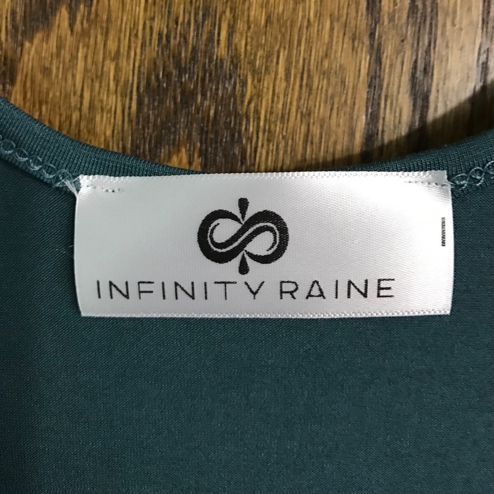 Infinity Raine Scoop Neck Ruffle Hem Tank-S - Picture 7 of 8