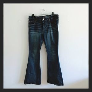 America Eagle Boho Flare Jeans