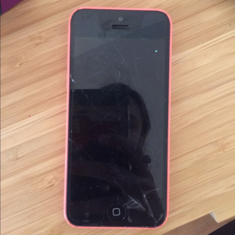 Pink iPhone c working condition