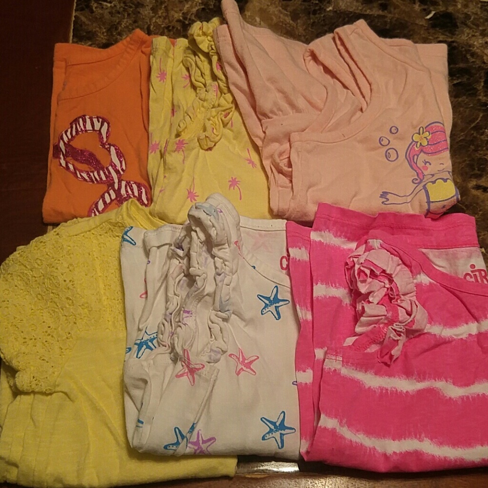 6 girls shirts