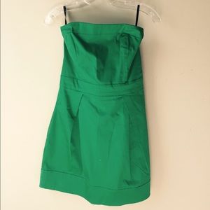 St Patrick's day French Connection Strapless dress