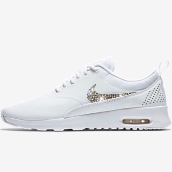 Bling Nike Air Max Thea Shoes w/ Swarovski Crystal - Picture 4 of 4