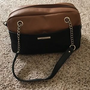 Nine West two tone satchel