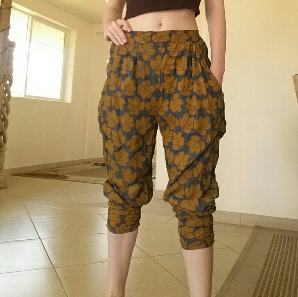 Lightweight cotton harem pants