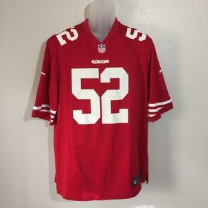 Men's NFL 49ers Jersey #52 Willis