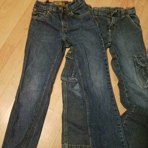 2 pair boys jeans