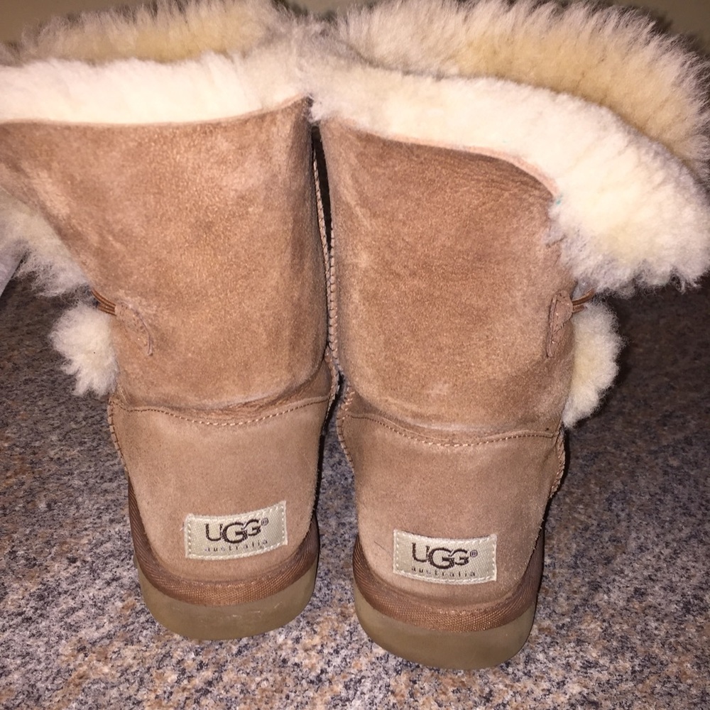 Chestnut Uggs With Button - image 3