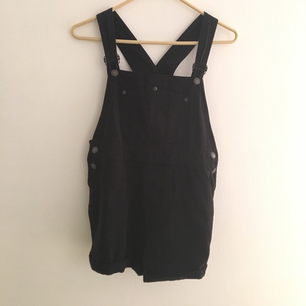 Brandy Melville Black Overalls