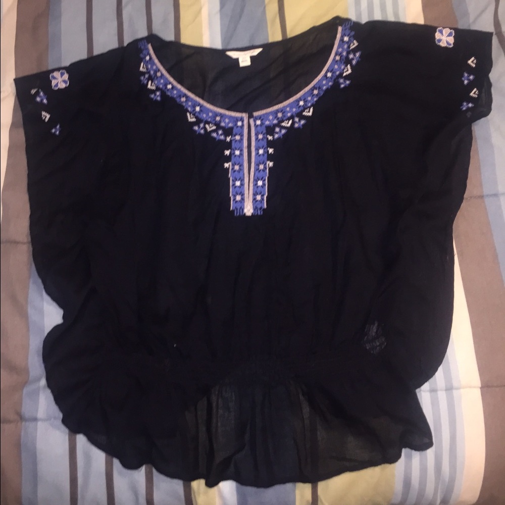 AE Loose fitting Black poncho
