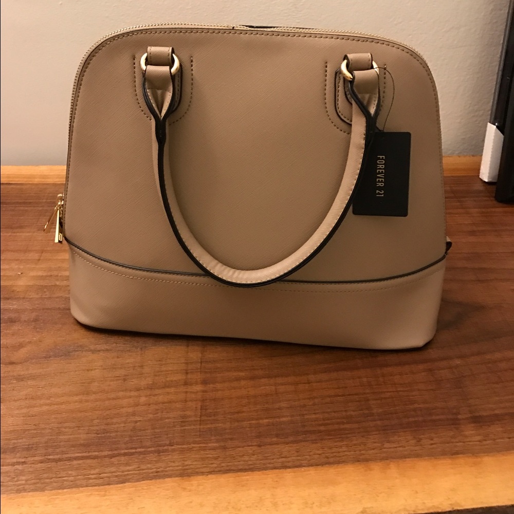 Forever 21 taupe purse crossbody