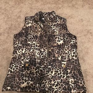 Leopard Bubble Vest