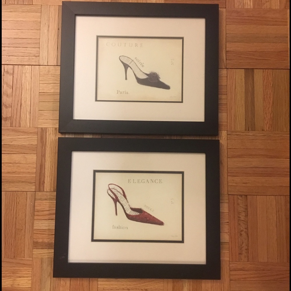 COUTURE/ELEGANCE | Shoe Fashion Framed Prints