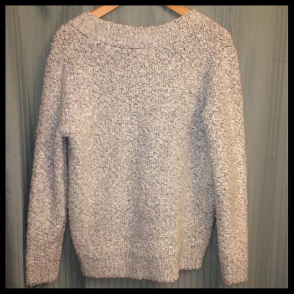 Light Blue V-Neck Sweater - Picture 2 of 3