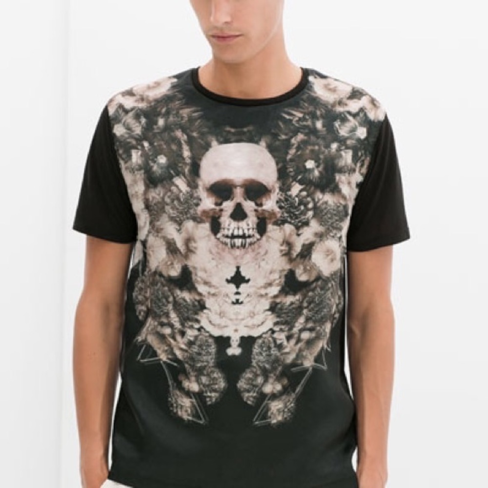 3D Skeleton Zara Tshirt