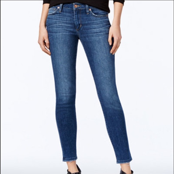 skinny raw hem jeans