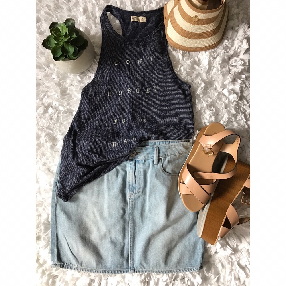 Paige Jeans denim "Jimmy" mini skirt