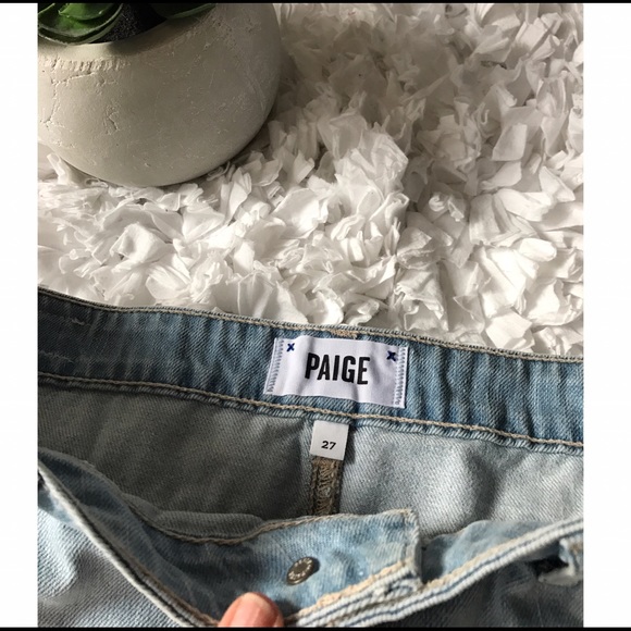 Paige Jeans denim "Jimmy" mini skirt - Picture 4 of 8