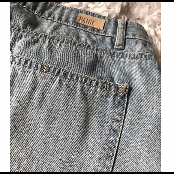 Paige Jeans denim "Jimmy" mini skirt - Picture 5 of 8