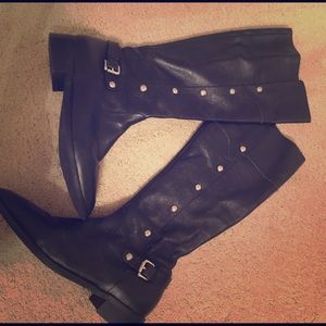 Michael Kors black riding boots