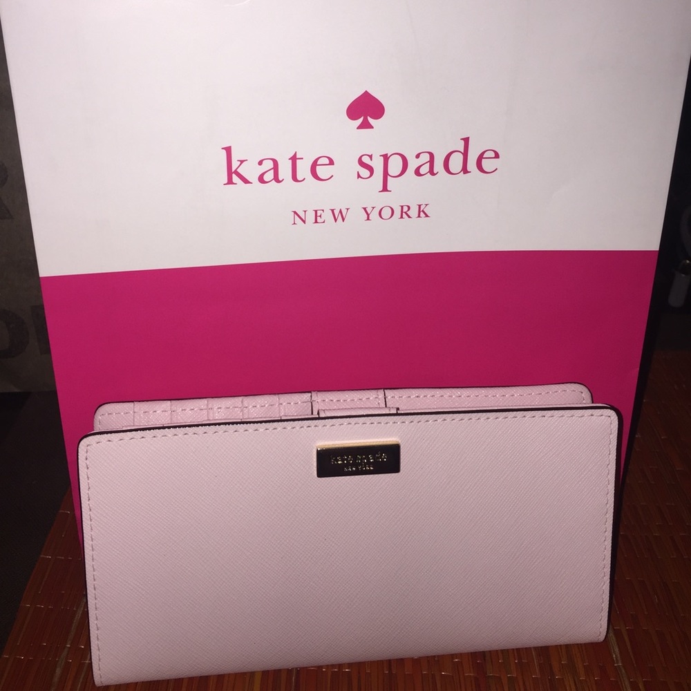Pink blush Kate Spade wallet
