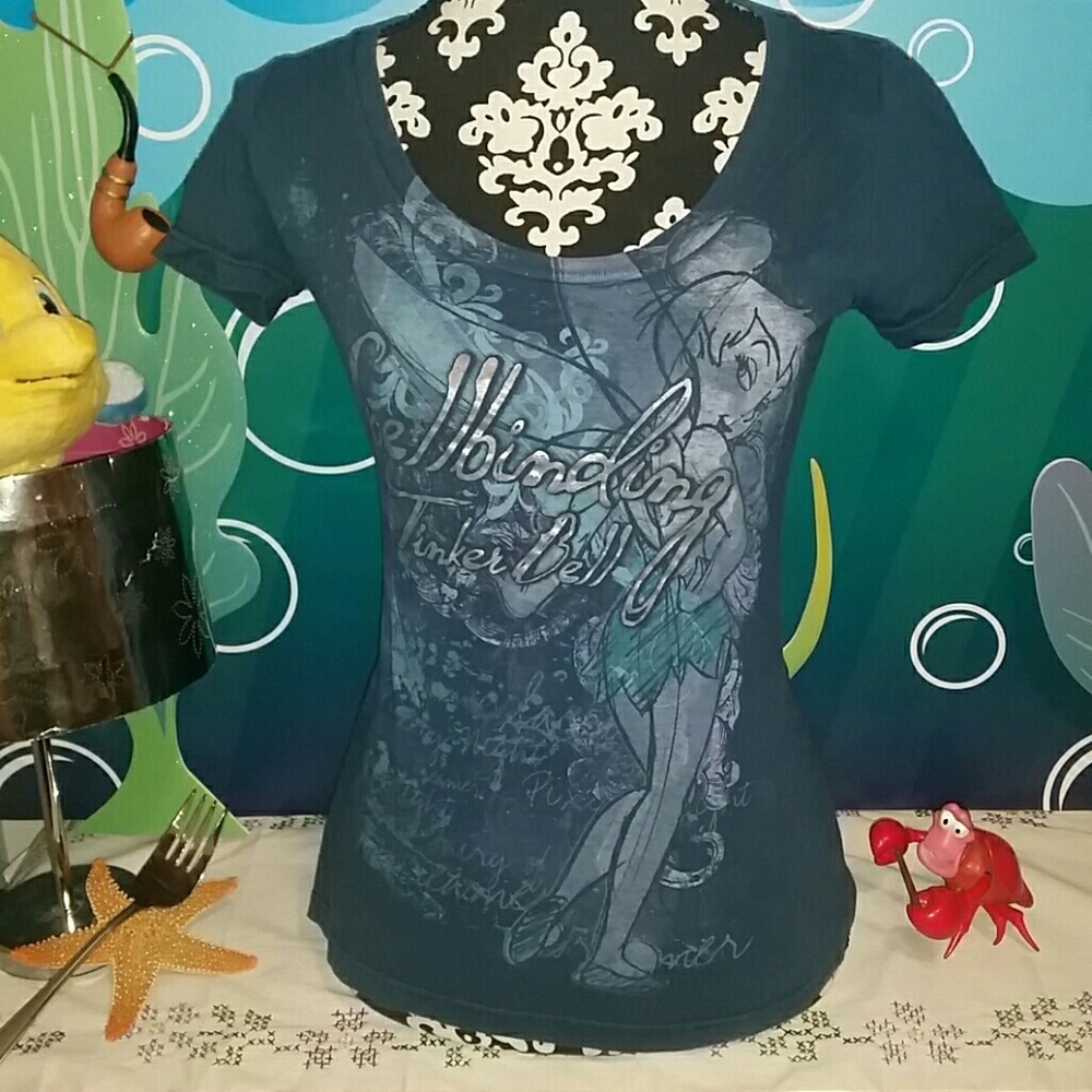 Spellbinding Tinker bell scoop neck Tshirt