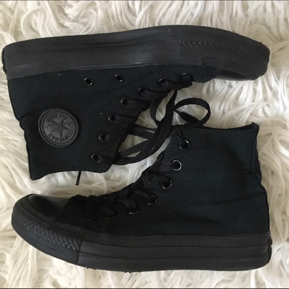 Black Hightop Converse