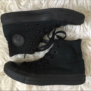 Black Hightop Converse