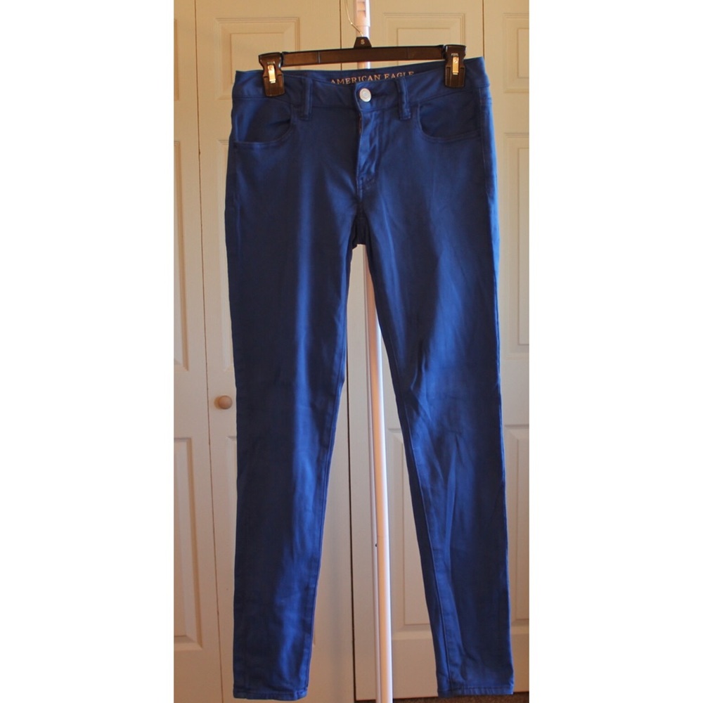 AE Cobalt Blue Jeggings
