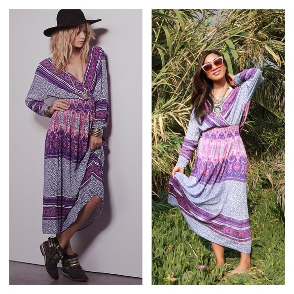 Free People Dresses & Skirts - Free People She's a Lady Boho Maxi Dress