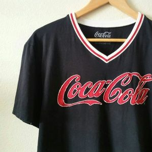 Vintage Inspired Coca-Cola Ringer Tee